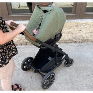 Little Unicorn Infant‎ Carseat Cover Canopy Forest Green GUC